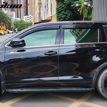 Load image into Gallery viewer, 2014-2019 Toyota Highlander Acrylic 4PC Window Visors Tape On Guard