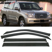 Load image into Gallery viewer, 2008-2019 Toyota Land Cruiser Slim Style Smoke Window Visors Acrylic