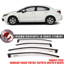 Load image into Gallery viewer, 2012-2015 Honda Civic 4 Door Sedan Tape on Window Visors Shade Acrylic