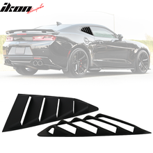 Load image into Gallery viewer, 2016-2024 Chevy Camaro Quarter Rear Side Window Louvers