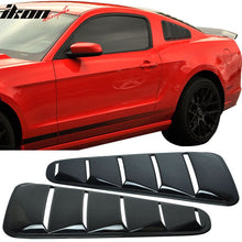 Load image into Gallery viewer, 2010-2014 Ford Mustang Side Window Louvers Sun Shade Cover Windshield