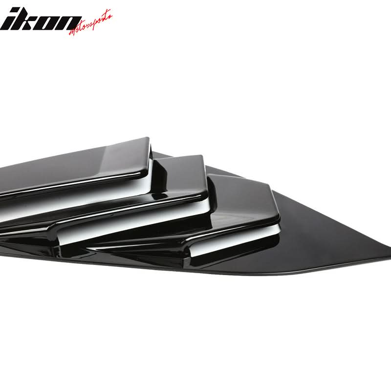 2018-2022 Honda Accord Sedan OE Style Gloss Black Window Scoop