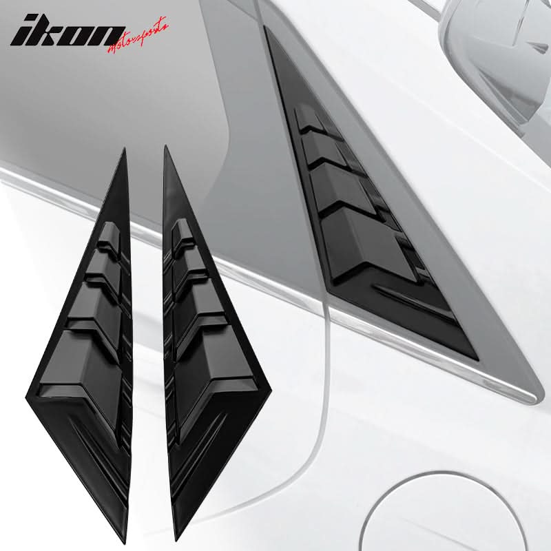 2021-2023 Hyundai Elantra 4DR 2PC Rear Side Vent Window Louver ABS