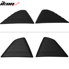 Load image into Gallery viewer, 2018-2024 Toyota Camry Unpainted Black Side Window Louvers