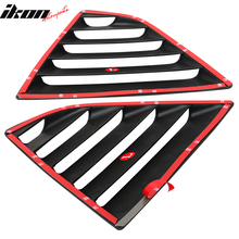 Load image into Gallery viewer, 2018-2024 Toyota Camry Unpainted Black Side Window Louvers