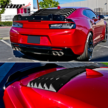 Load image into Gallery viewer, 2016-2024 Chevy Camaro IKON Rear Window Louvers Cover Sun Shade ABS