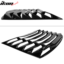 Load image into Gallery viewer, 2016-2024 Chevy Camaro IKON Rear Window Louvers Cover Sun Shade ABS