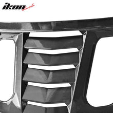 Load image into Gallery viewer, 2016-2024 Chevy Camaro Carbon Fiber Print Rear Window Louver ABS