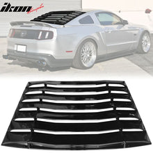 Load image into Gallery viewer, 2005-2014 Ford Mustang IKON Style Rear Window Louvers ABS