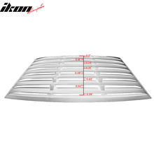 Load image into Gallery viewer, 2005-2014 Ford Mustang GT V6 V8 Matte Black Rear Window Louver ABS