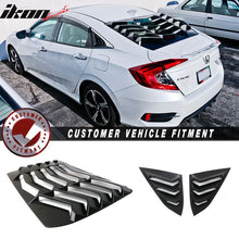 Load image into Gallery viewer, 2016-2021Â Honda Civic Sedan Rear Side Window Louver Quarter Panel ABS