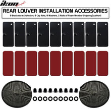 Load image into Gallery viewer, 2016-2024 Chevy Camaro IKON Rear Window Louvers Cover Sun Shade ABS