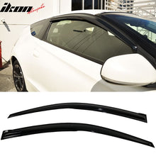 Load image into Gallery viewer, 2011-2016 Honda CR-Z Acrylic 4PC Window Visors Tape On Rain Guard