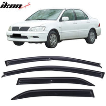 Load image into Gallery viewer, 2002-2007 Mitsubishi Lancer EVO Sedan Acrylic 4PC Window Visors Guard