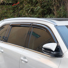 Load image into Gallery viewer, 2014-2019 Toyota Highlander Acrylic 4PC Window Visors Tape On Guard