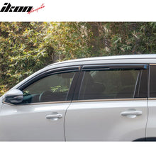 Load image into Gallery viewer, 2014-2019 Toyota Highlander Acrylic 4PC Window Visors Tape On Guard