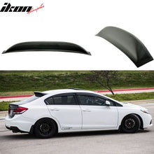 Load image into Gallery viewer, 2012-2015Â Honda Civic 4Dr Black Rear Roof Window Spoiler Visor Acrylic