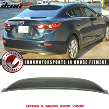 Load image into Gallery viewer, 2014-2016Â Mazda 3 4Dr Smoke Rear Window Roof Spoiler Wing Acrylic