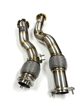 Load image into Gallery viewer, Competition Series Catless Downpipes 2020+ X3M/X4M S58 Engine