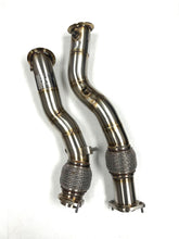 Load image into Gallery viewer, Competition Series Catless Downpipes 2020+ X3M/X4M S58 Engine