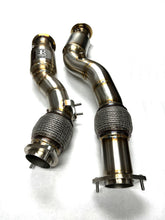 Load image into Gallery viewer, Sports Series High Flow Catted Downpipes 2020+ X3M/X4M S58 Engine