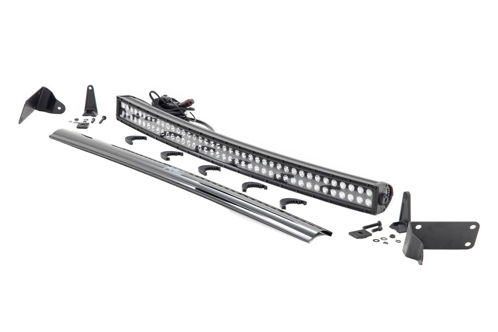 LED Light Kit | Bumper Mount | 40" Black Dual Row | Ram 2500/3500 4WD (11-18)