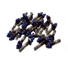 Load image into Gallery viewer, BLOX Racing XTREME Titanium Intake/Exhaust Manifold Studs - Raw and Burnt